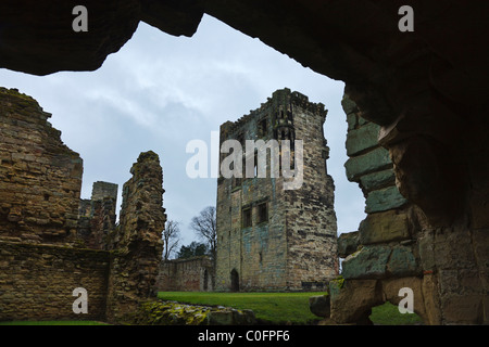 The Hastings Tower, Ashby Castle, Ashby de la Zouch, Leicestershire, England Stock Photo