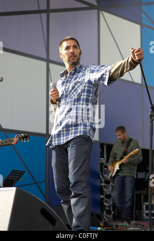 Joao Gil and Mariza Pinto performing live at Rock in Rio Lisboa 2008 Lisbon, Portugal - 31.05.08 Rui M Leal / Stock Photo