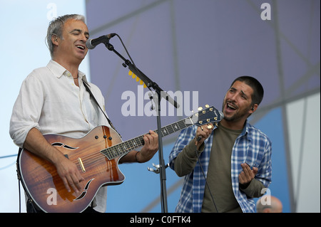 Joao Gil and Mariza Pinto performing live at Rock in Rio Lisboa 2008 Lisbon, Portugal - 31.05.08 Rui M Leal / Stock Photo