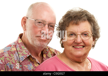 A 50-year-old Adult Couple Poses in a Photographic Studio in a Cheerful Way  with a White Background Stock Photo - Image of lovers, laying: 161051380