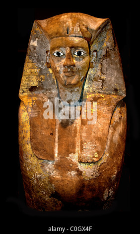 Coffin king Intef 17th Dynasty 1600 BC Dra Abu el Naga Egypt Egyptian museum Stock Photo