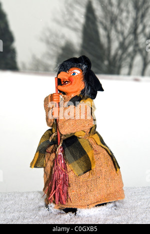 Befana, Saint Befana, La Vecchia (the Old Woman), and La Strega (the Witch), Italy Stock Photo