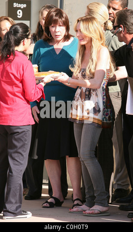 Lindsay Lohan on the set of her upcoming new film 'Labor ...