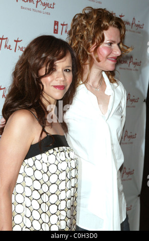 Rosie Perez and Sandra Bernhard The Trevor Project New York Gala held at the Mandarin Oriental Hotel. New York City, USA Stock Photo