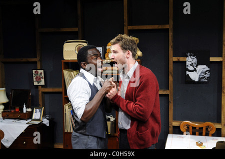 Jimmy Akingbola and Simon Harrison 'Look Back in Anger' held at the Jermyn Theatre - Photocall London, England - 01.07.08 Stock Photo