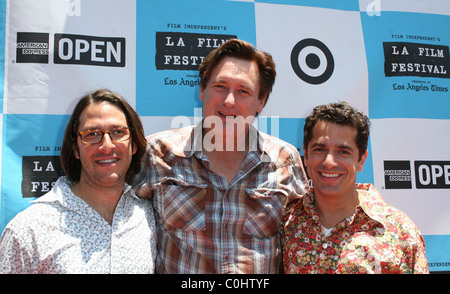 Director Daniel Barnz, Bill Pullman and producer   'Phoebe in Wonderland' premiere at the Los Angeles Film Festival Westwood, Stock Photo