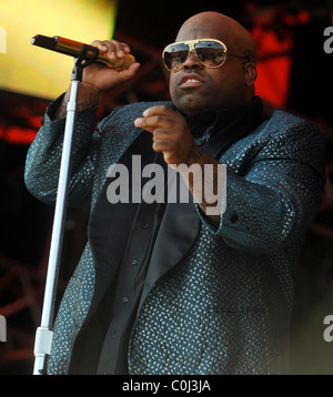 Cee Lo of Gnarls Barkley Performing live at Rosklide festival - Day Two Roskilde, Denmark - 04.07.08 Stock Photo