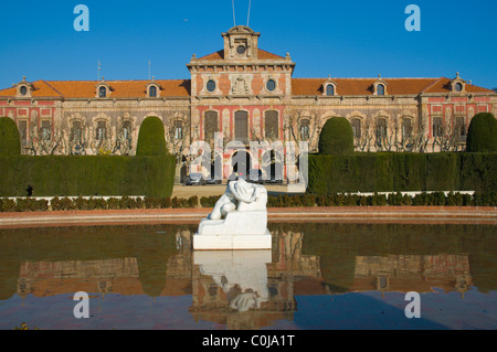 Parlament de Catalunya parliament building Parc de la Ciutadella park central Barcelona Catalunya Spain Europe Stock Photo