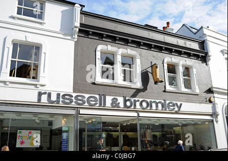 Russell & Bromley shoe shop East Grinstead UK Stock Photo