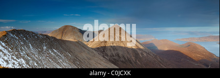 Glamaig Mountain Panorama, Isle of Skye Stock Photo