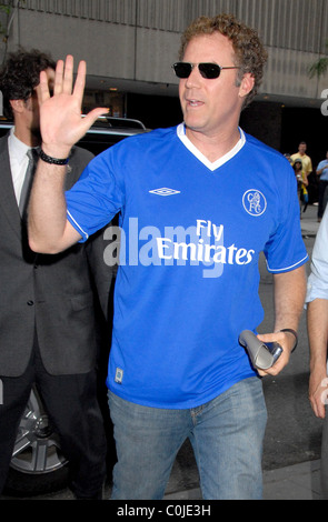 Will Ferrell wearing a Chelsea football shirt at TRL MTV Studios New York City, USA - 22.07.08 Patricia Schlein/ Stock Photo