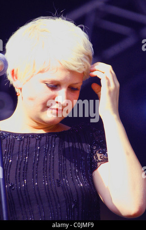 Stine Bramsen of Alphabeat at Party in the Park at Temple Newsam Leeds ...