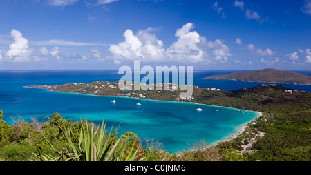 Magens Bay - the world famous beach on St Thomas in the US Virgin Islands Stock Photo