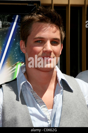 Matt Lanter 'Star Wars: The Clone Wars' premiere at the Egyptian Theater - arrivals Los Angeles, California - 10.08.08 Stock Photo