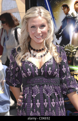 Ashley Eckstein 'Star Wars: The Clone Wars' premiere at the Egyptian Theater - arrivals Los Angeles, California - 10.08.08 Stock Photo