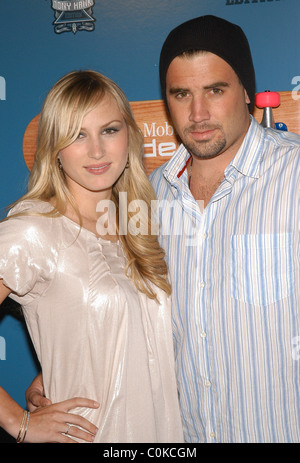 Jason Wahler and guest The Launch Party of the T-Mobile Sidekick LX Tony Hawk Edition - Arrivals Hollywood, California - Stock Photo