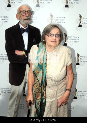 David Kelly, wife Laurie Morton The Irish Film and Television Academy (IFTA) 'In Conversation with David Kelly' held at the Stock Photo