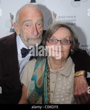 David Kelly, wife Laurie Morton The Irish Film and Television Academy (IFTA) 'In Conversation with David Kelly' held at the Stock Photo