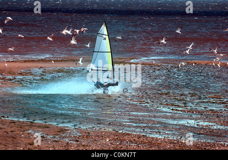 blo-kart at Portobello beach edinburgh Stock Photo