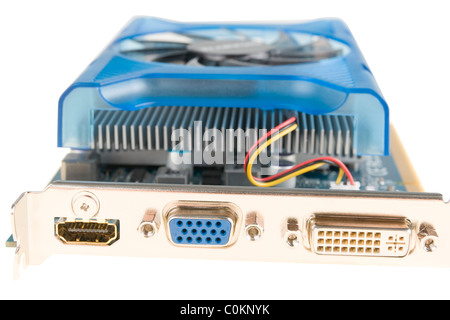 Graphics card to computer Stock Photo