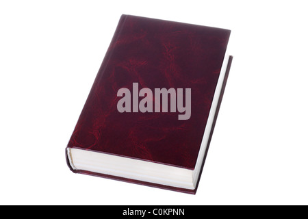 Red book isolated on white background Stock Photo