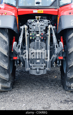 Modern Power Take Off (PTO) on a large tractor Stock Photo