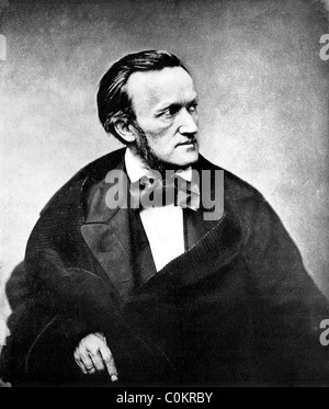 Richard Wagner, German composer Stock Photo