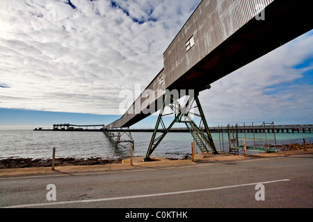 Wallaroo grain Facility Yorke Peninsula South Australia Stock Photo