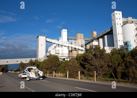 Wallaroo Grain Storage Facility Yorke Peninsula South Australia Stock Photo