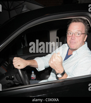 Tom Arnold Leaving Mr Chow restaurant Los Angeles, California - 18.08.08 Stock Photo