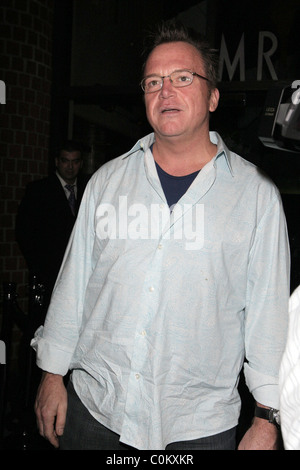 Tom Arnold Leaving Mr Chow restaurant Los Angeles, California - 18.08.08 Stock Photo