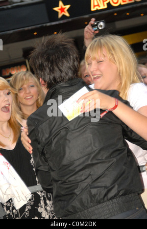 The Rich Kids meet fans outside The Jonas Brothers concert at the Hammersmith Apollo London, England - 11.09.08 : Stock Photo