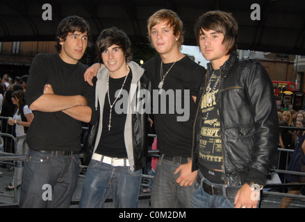 The Rich Kids outside The Jonas Brothers concert at the Hammersmith Apollo London, England - 11.09.08 : Stock Photo