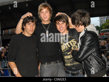 The Rich Kids outside The Jonas Brothers concert at the Hammersmith Apollo London, England - 11.09.08 : Stock Photo