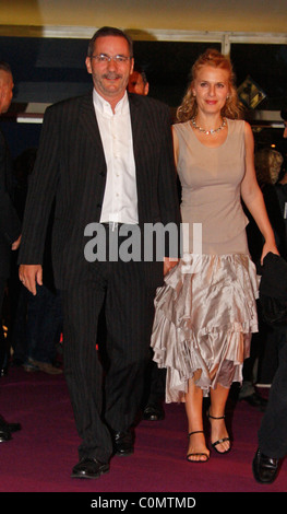 Matthias Platzeck and his wife Jeanette 'Wolke 9' premiere at Kino International Berlin, Germany - 03.09.08 Stock Photo