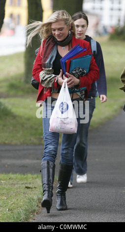 Chelsy Davy returns to Leeds University for the first day of the new term Leeds, England - 30.09.08 Stock Photo