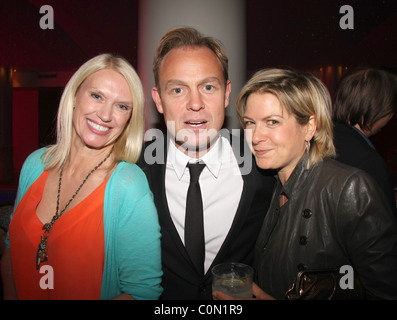 Anneka Rice, Jason Donovan and Penny Smith attend the Kathy Lette Book Launch 'To Love Honour and Betray' held at the Haymarket Stock Photo