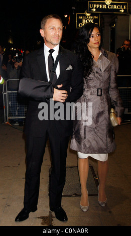 Daniel Craig and Satsuki Mitchell The Story Of James Bond: A Tribute To Ian Fleming held at the London Palladium - outside Stock Photo