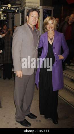 Michael Brandon, Glynis Barber The Story Of James Bond: A Tribute To Ian Fleming held at the London Palladium - outside Stock Photo