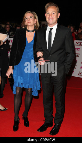 Jason Donovan with his wife Angela Malloch Britain Awards 2010 held at ...