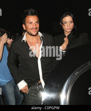 Peter Andre and Katie Price aka Jordan go for dinner together at ARGO ...