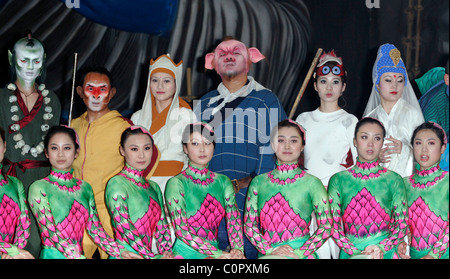 Cast 'Monkey: Journey to the West' - Photocall held at the O2 Arena London, England -12.11.08 Stock Photo