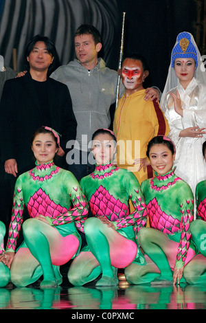 Damon Albarn and Cast 'Monkey: Journey to the West' - Photocall held at the O2 Arena London, England -12.11.08 Stock Photo