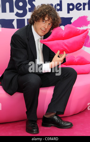 Alan Davies at the UK film premiere of ''Angus, Thongs and Perfect Snogging' held at Empire Leicester Square London, England - Stock Photo