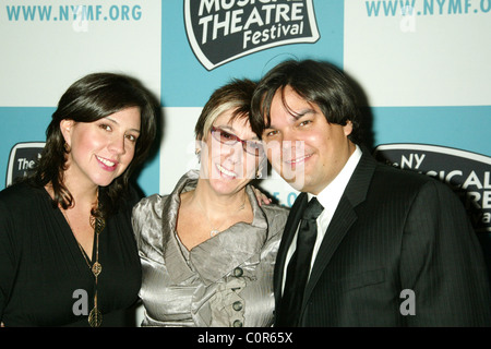 Kristen Anderson-Lopez, Robyn Goodman, Robert Lopez The NY Musical Theater Festival 5th Season Awards Gala held at the Hudson Stock Photo