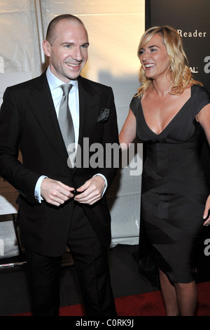 Ralph Fiennes, Kate Winslet The New York premiere of 'The Reader' held at the Ziegfield Theater New York City, USA - 03.12.08 Stock Photo