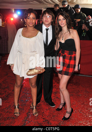 Larissa Wilson, Mike Bailey and Kaya Scodelario British Comedy Awards held at the London Television Centre - Arrivals London, Stock Photo