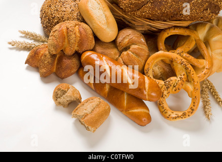 Assortment of baked products Stock Photo