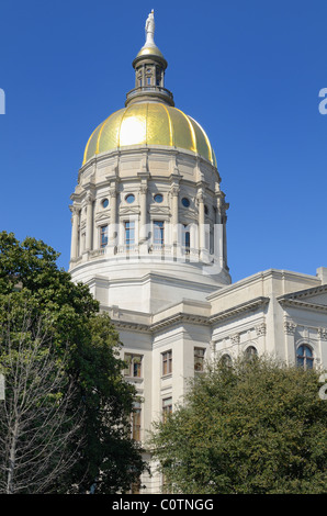 The Georgia State Capitol in Atlanta, Georgia. Stock Photo