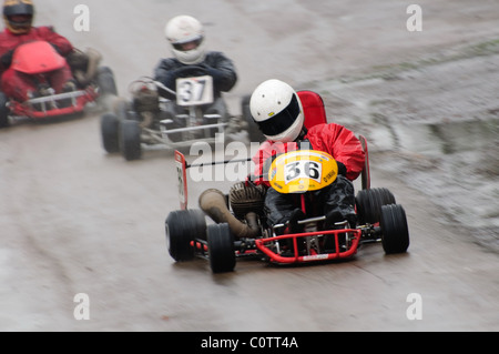 Classic Karting - Race Retro, Stoneleigh Park Stock Photo